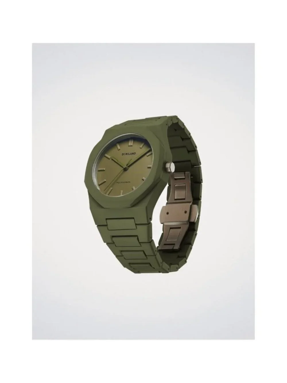 NWT D1 Milano Core Quartz Green Dial Men's Watch